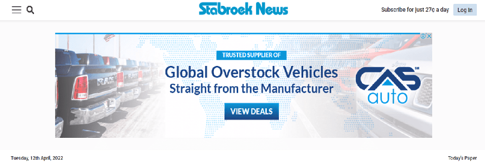 Stabroeknews website picture