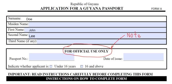 How to Renew your Guyana Passport with Renewal Form