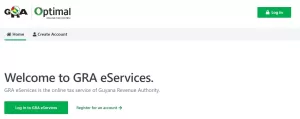 GRA Guyana eServices register online